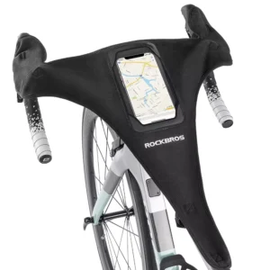 Rockbros D78 Sweat Cover with Pocket and Phone Window - juodos spalvos