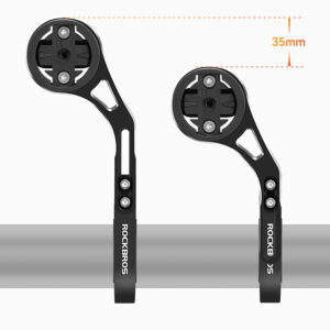 Rockbros FK-301 2-in-1 Handlebar Bike Mount for Computer/Navigator and Camera/Lighting - juodos spalvos - Image 3