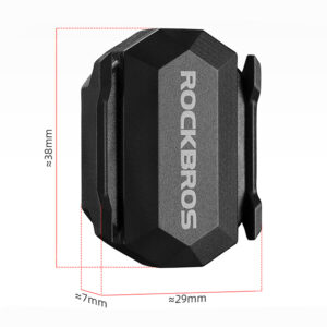 Rockbros C3 ANT+ / mėlynos spalvostooth 2-in-1 Speed ​​or Cadence Sensor - juodos spalvos - Image 4