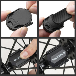 Rockbros C3 ANT+ / mėlynos spalvostooth 2-in-1 Speed ​​or Cadence Sensor - juodos spalvos - Image 9