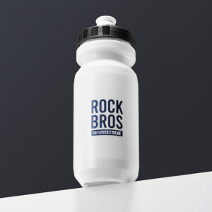 Rockbros 600 ml Bike Bottle - baltos spalvos - Image 2
