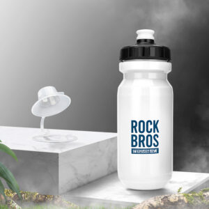 Rockbros 600 ml Bike Bottle - baltos spalvos - Image 3