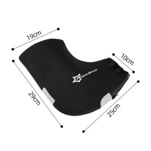 Rockbros D16-B Motorcycle-Compatible Windproof Waterproof Handlebar Gloves - juodos spalvos - Image 7