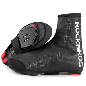 Rockbros LF1081 Windproof Waterproof Shoe Covers 42-46 cm - juodos spalvos