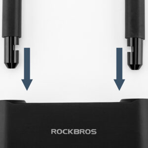Rockbros 32210818001 SMART Bicycle Lock with Fingerprint Reader and mėlynos spalvostooth Connectivity - juodos spalvos - Image 7
