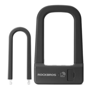 Rockbros RBNS1 SMART Bike Lock with NFC Reader - juodos spalvos - Image 3
