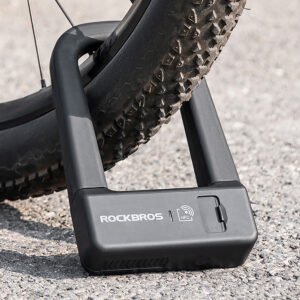 Rockbros RBNS1 SMART Bike Lock with NFC Reader - juodos spalvos - Image 5