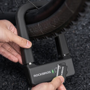 Rockbros RBNS1 SMART Bike Lock with NFC Reader - juodos spalvos - Image 6
