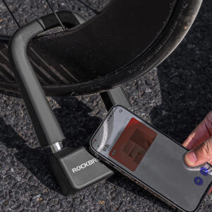 Rockbros RBNS1 SMART Bike Lock with NFC Reader - juodos spalvos - Image 8
