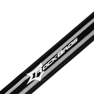 Rockbros GP6532B Floor Pump with Pressure Gauge - juodos spalvos and Orange - Image 6