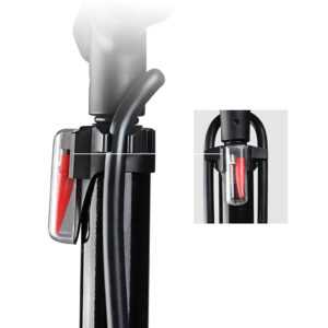 Rockbros GP6532B Floor Pump with Pressure Gauge - juodos spalvos and Orange - Image 8