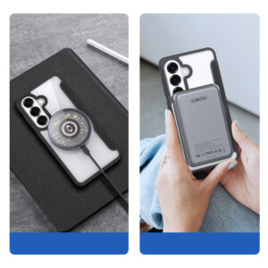 Dux Ducis Skin X Pro MagSafe Compatible Wallet Case for Samsung Galaxy S26 - Black - Image 5