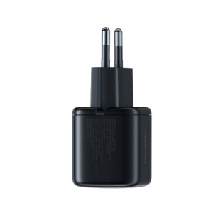 Joyroom JR-TG7 33W USB-A + USB-C Wall Charger with 60W USB-C to USB-C 1m Cable - Black - Image 4