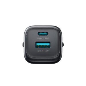 Joyroom JR-TG7 33W USB-A + USB-C Wall Charger with 60W USB-C to USB-C 1m Cable - Black - Image 7