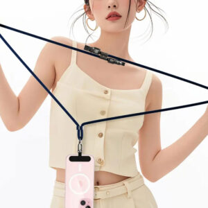 Dudao L20Max 65W 4-in-1 Cable with Lanyard USB-C to USB-C with Lightning and USB-A Adapters - Blue - Image 6