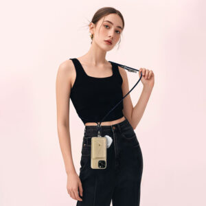 Dudao L20Max 65W 4-in-1 Cable with Lanyard USB-C to USB-C with Lightning and USB-A Adapters - Blue - Image 8