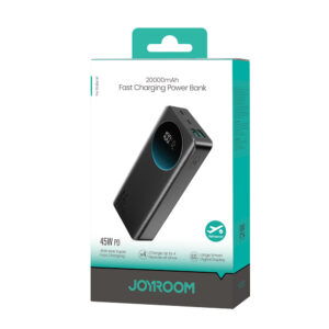 Powerbank Joyroom JR-PBF02 Pro 20000 mAh 45 W z wyświetlaczem cyfrowym 2x USB-A 2x USB-C - czarny - Image 7