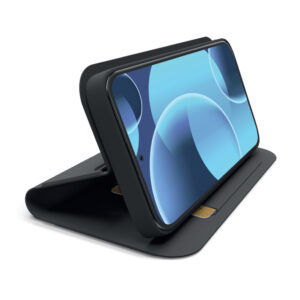 SBS Wallet Smooth dėklas skirtas Xiaomi 17 Pro with Flip - juodos spalvos