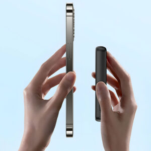 Dudao K14S Magnetic Power Bank 20W 5000mAh 1x USB-A 1x USB-C - Black - Image 2