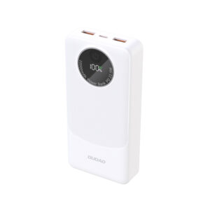 Dudao K12Pro Power Bank 22.5W PD 20000mAh USB-A, USB-C - White