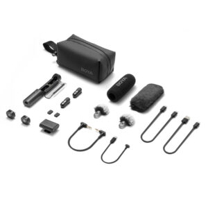 BOYA MAGIC-02 Wireless Microphone 2.4GHz USB-C - juodos spalvos - Image 2