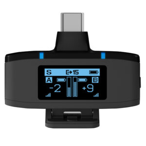 BOYA BOYAMIC 2-02 Wireless Microphones 2.4 GHz USB-C - juodos spalvos - Image 2