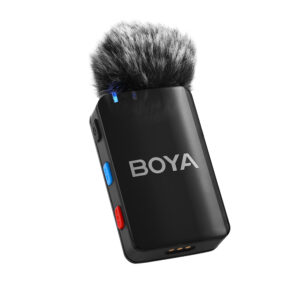 BOYA BOYAMIC 2-02 Wireless Microphones 2.4 GHz USB-C - juodos spalvos - Image 4