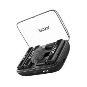 BOYA BOYALINK V2.0 Wireless Microphones 2.4GHZ USB-C - juodos spalvos - Image 5