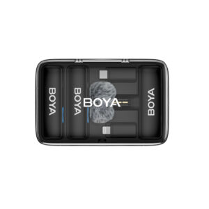 BOYA BOYALINK V2.0 Wireless Microphones 2.4GHZ USB-C - juodos spalvos - Image 8