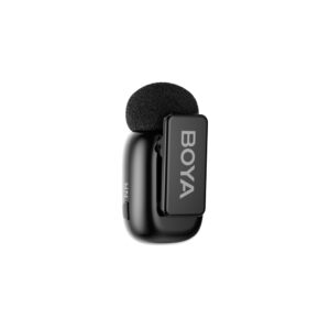 BOYA mini-14 wireless 2.4GHz USB-C microphones - juodos spalvos - Image 5