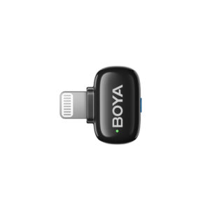 BOYA mini 2-01 wireless microphones 2.4GHz USB-C - juodos spalvos - Image 3