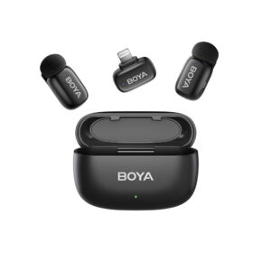BOYA mini 2-01 wireless microphones 2.4GHz USB-C - juodos spalvos - Image 7