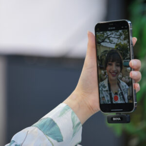 BOYA BY-V10 V2.0 Wireless Microphone 2.4GHz - juodos spalvos - Image 9