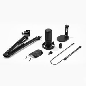 BOYA K3 Wired Microphone - juodos spalvos - Image 2