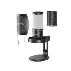 BOYA K3 Wired Microphone - juodos spalvos - Image 6