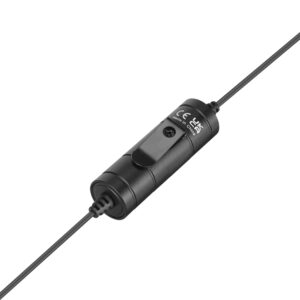 BOYA BY-M1S wired lavalier microphone - juodos spalvos - Image 6