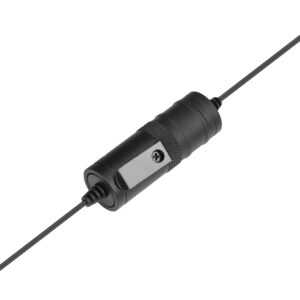 BOYA BY-M1 wired lavalier microphone - juodos spalvos - Image 5