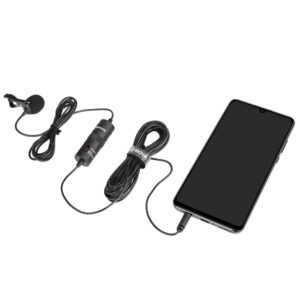 BOYA BY-M1 wired lavalier microphone - juodos spalvos - Image 6