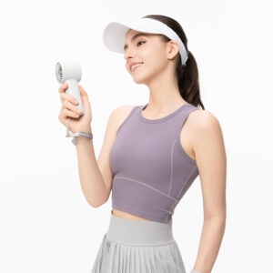 Jisulife Handheld Fan 10 4000mAh nešiojamas USB ventiliatorius - pilkos spalvos - Image 8