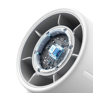 Jisulife Handheld Fan 10S 5000mAh nešiojamas USB ventiliatorius - pilkos spalvos - Image 3