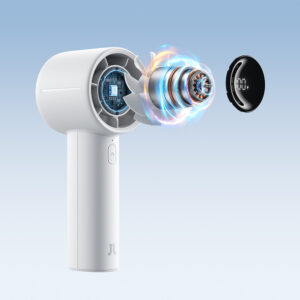 Jisulife Handheld Fan 10S 5000mAh nešiojamas USB ventiliatorius - pilkos spalvos - Image 5