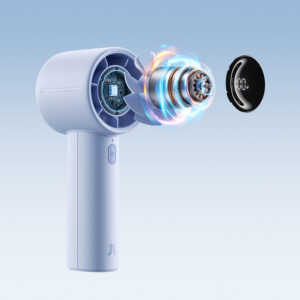 Jisulife Handheld Fan 10S 5000mAh nešiojamas USB ventiliatorius - mėlynos spalvos - Image 3