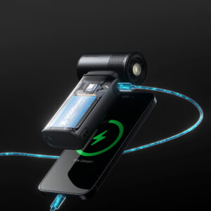 Jisulife Handheld Fan Ultra2 9000mAh 5-in-1 Mini nešiojamas USB ventiliatorius - Dark pilkos spalvos - Image 8