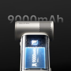 Jisulife Handheld Fan Ultra2 9000mAh 5-in-1 Mini nešiojamas USB ventiliatorius - rudos spalvos - Image 9