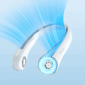 Jisulife Neck Fan 3 4000mAh nešiojamas Neck Fan - pilkos spalvos - Image 3