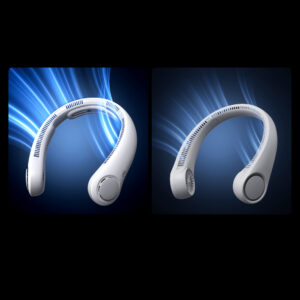 Jisulife Neck Fan 4 5000mAh nešiojamas USB Neck Fan - pilkos spalvos - Image 8