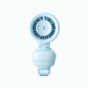 Jisulife Stroller Fan 4 5000mAh Mini ventiliatorius for Stroller with Metal Clip - mėlynos spalvos - Image 2