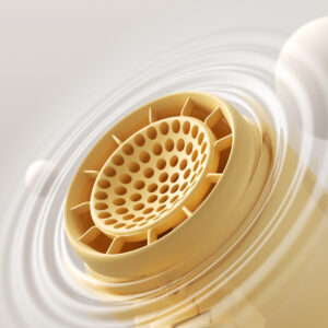 Jisulife Stroller Fan 4 5000mAh Mini ventiliatorius for Stroller with Metal Clip - geltonos spalvos - Image 8