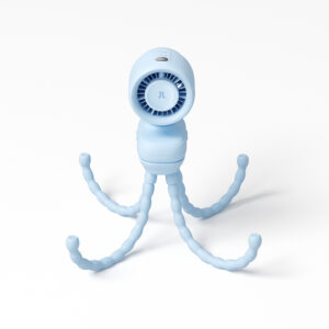 Jisulife Stroller Fan 4 5000mAh Mini ventiliatorius for Stroller with Flexible Tripod - mėlynos spalvos - Image 6