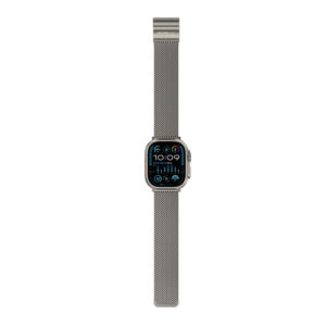 AmazingThing Titan Premium Metal Band for AppleWatch 38/40/41/42/44/45/46/49 mm - Silver - Image 3